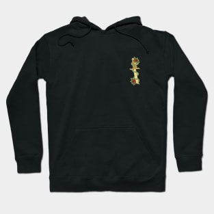 dagger snake and rose Hoodie